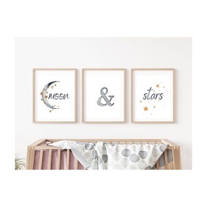 Moon & Stars digital print bundle!