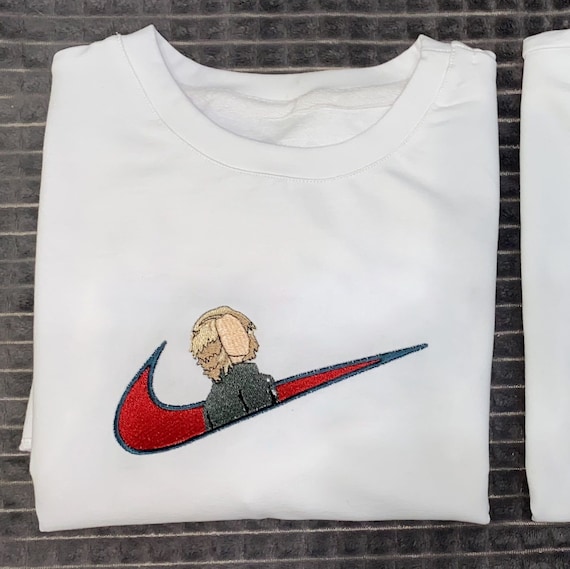 anime embroidery shirt