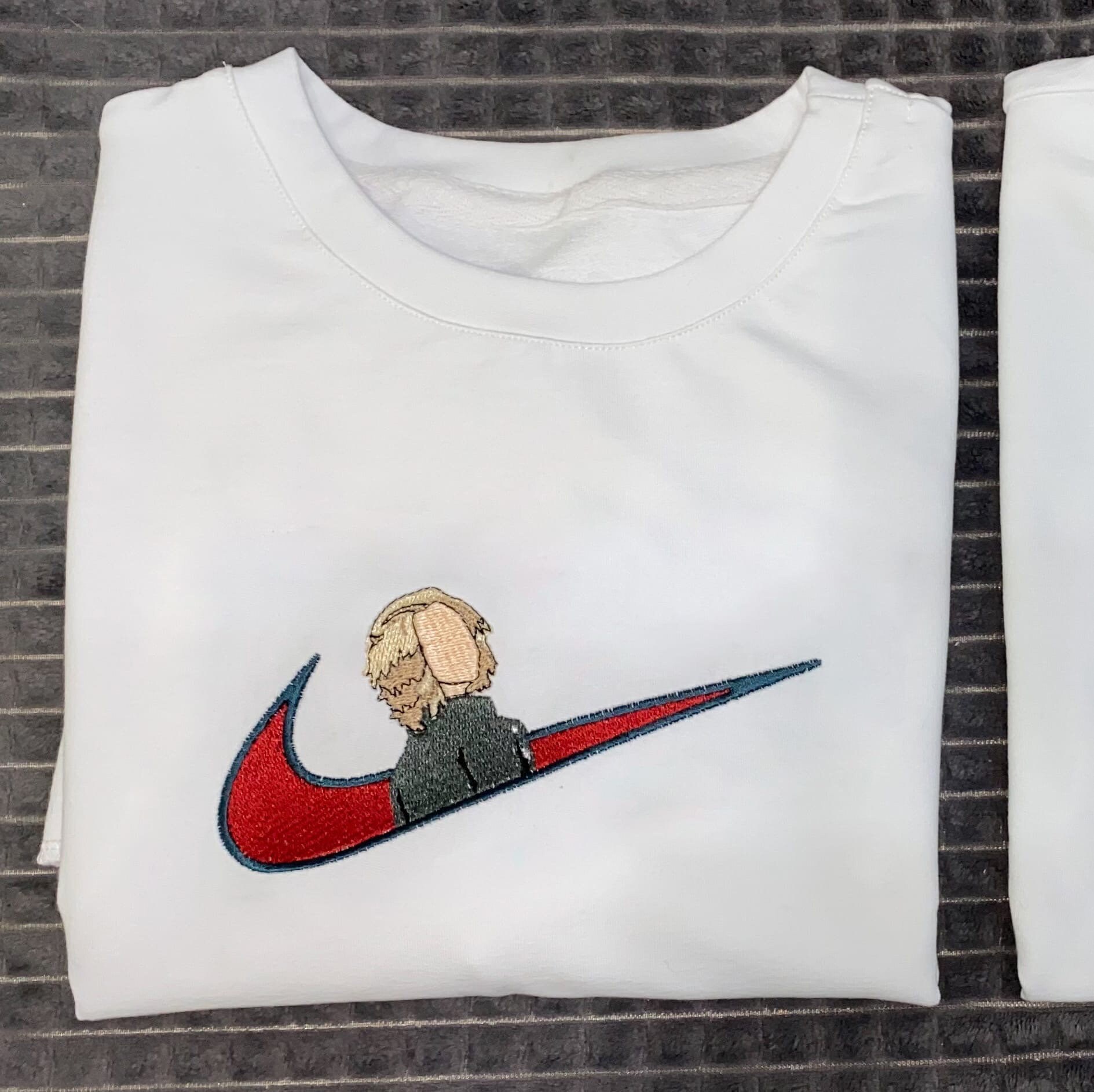 anime embroidery shirt