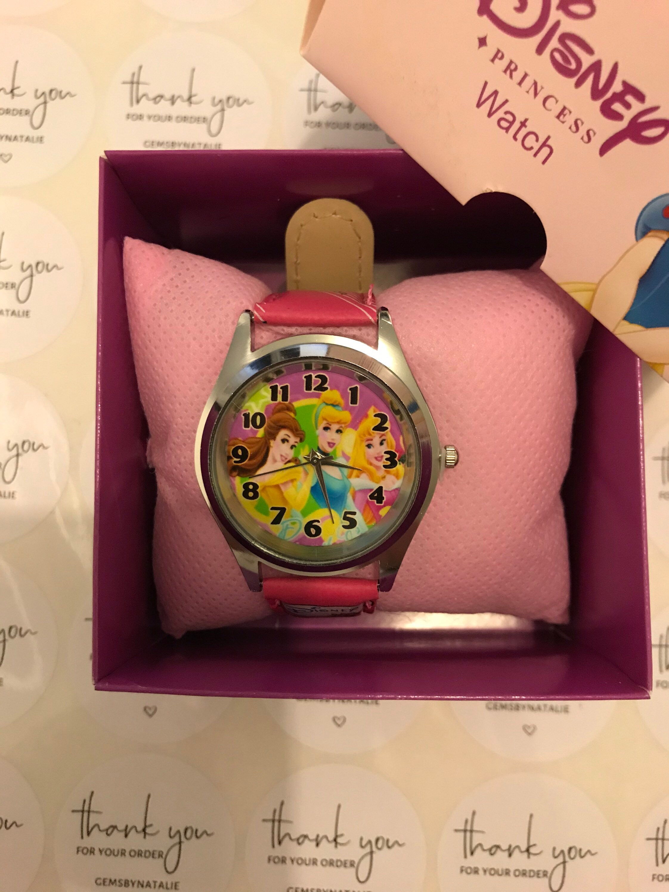 Girls Disney princess watch Etsy
