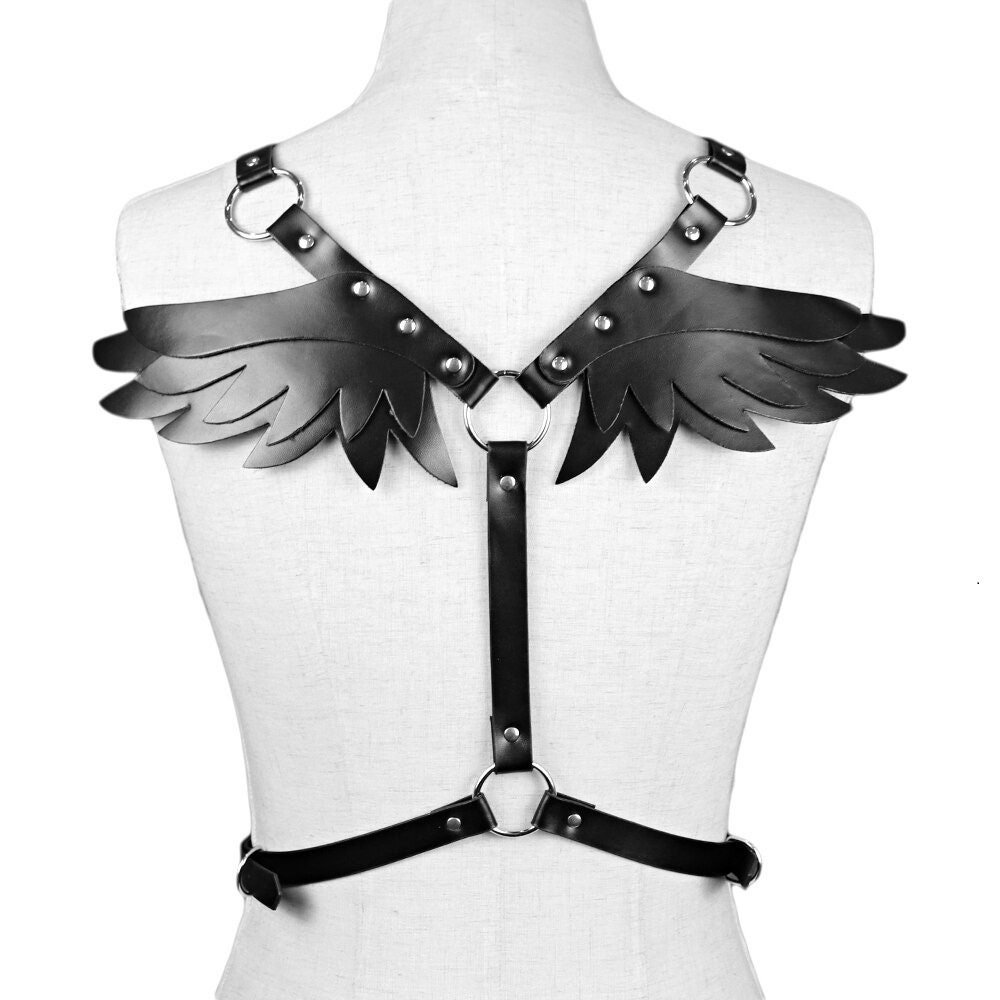Bdsm Wing Harnessbdsm Lingerieleather Harnesswing Etsy