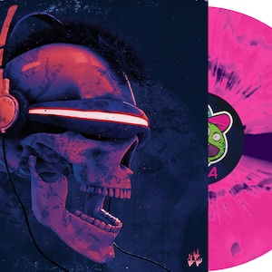 RAD Original Video Game Soundtrack (Pink Purple Splatter Vinyl) LP Record - David Earl Gregory