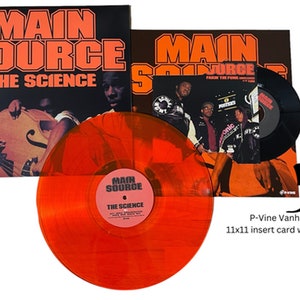 Main Source - The Science - Orange Vinyl LP Record w/ 7&quot; Single and OBI Strip