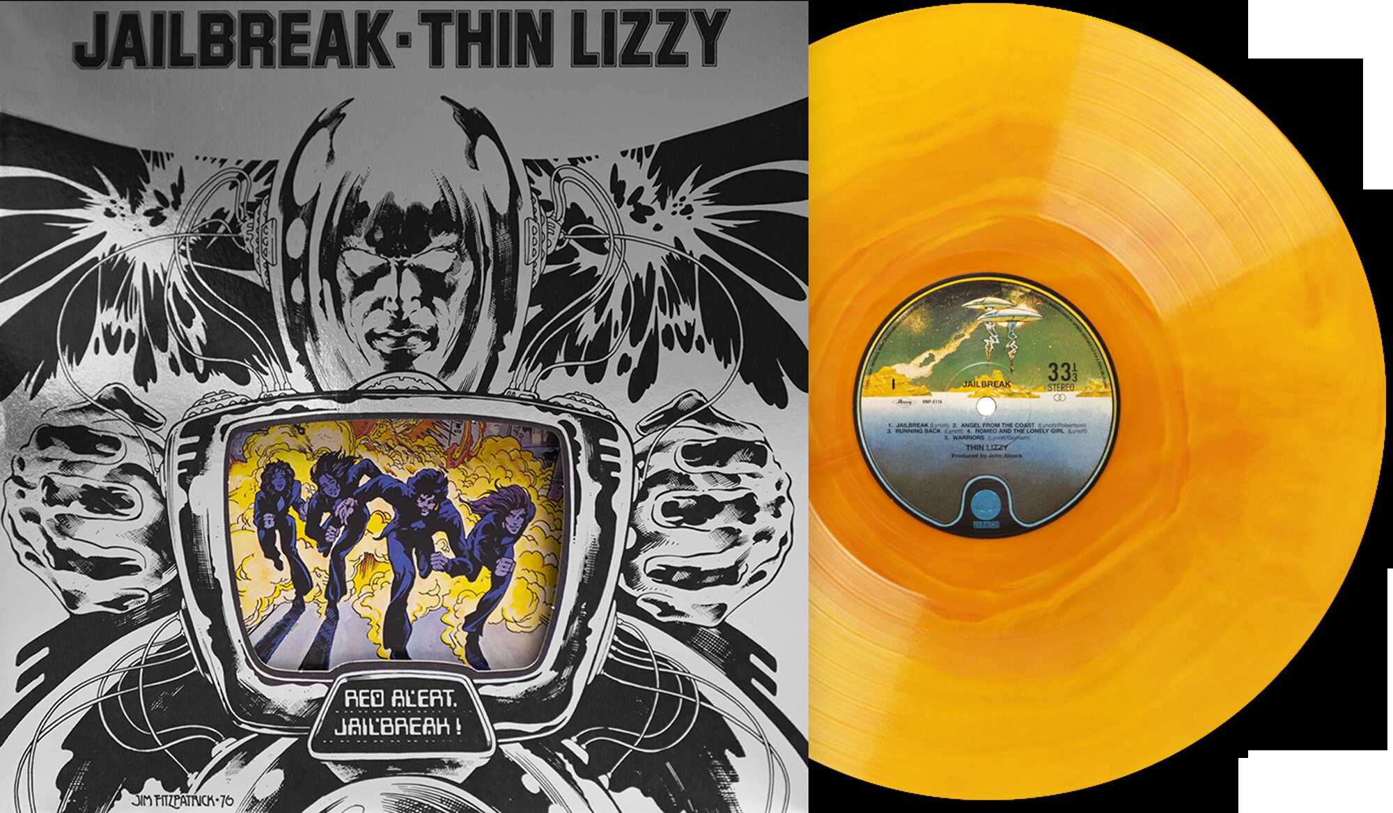 Thin Lizzy - Jailbreak - VMP Exclusive Overmaster Orange Colored