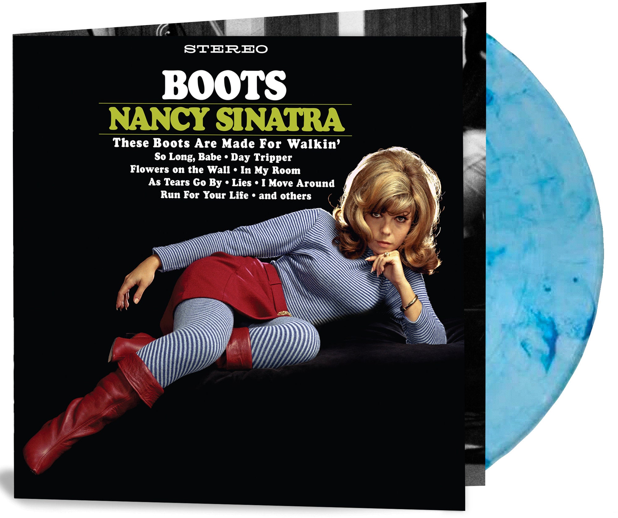Nancy Sinatra - Boots (So Long Babe Blue Swirl Vinyl) LP Record 