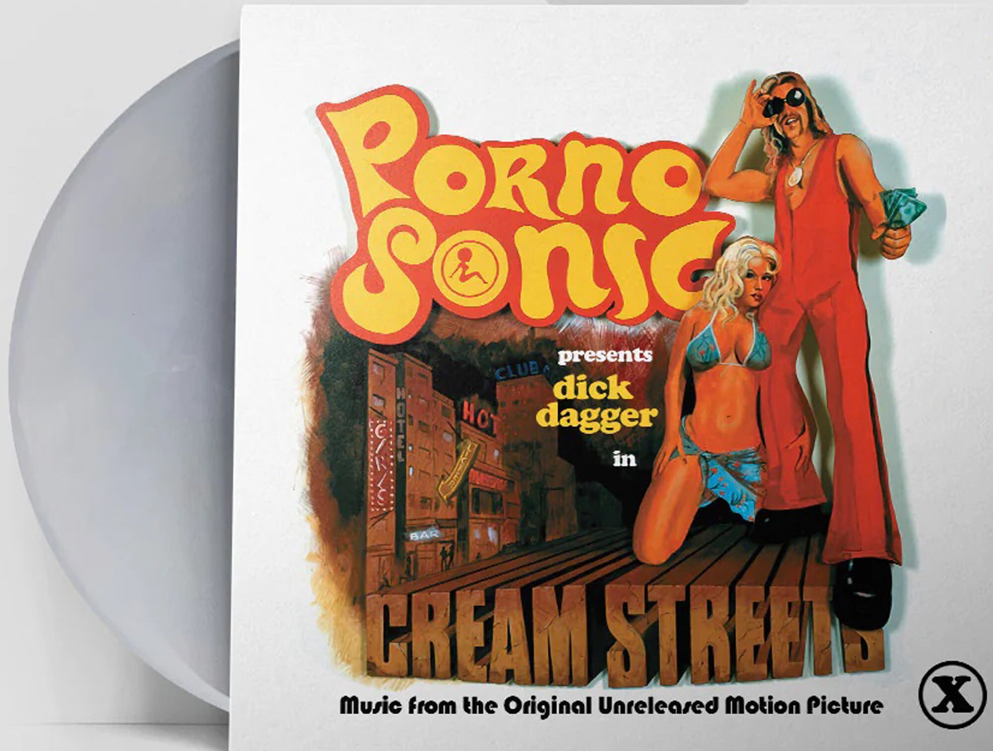 Pornosonic Presents Dick Dagger In Cream Streets: Music From The Original  Unreleased Motion Picture Pearl Jam Swirl Vinyl LP