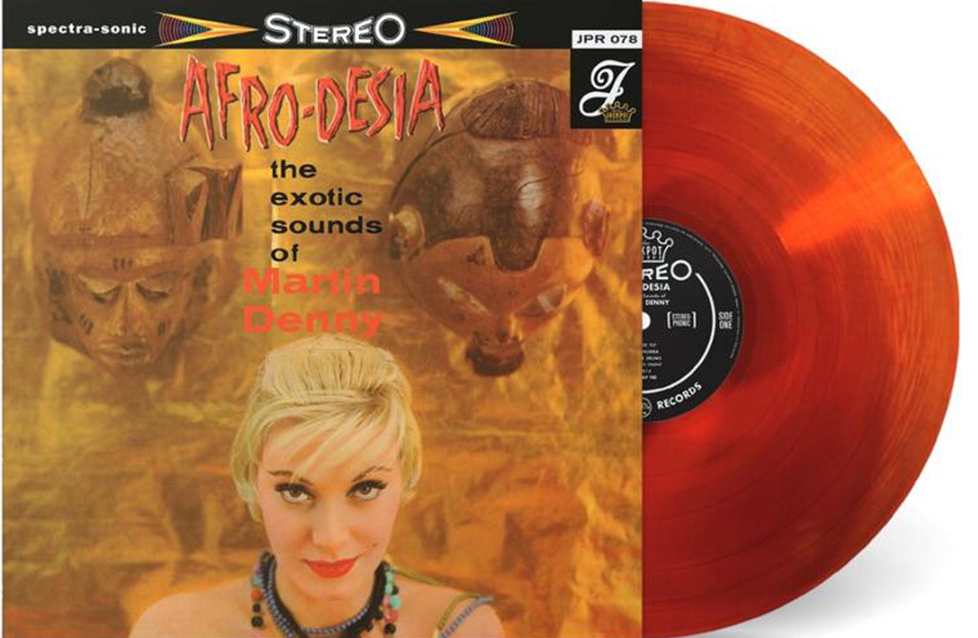 Martin Denny Afro-desia Flame Orange Vinyl Stereo LP Record Tiki Lounge  Music - Etsy