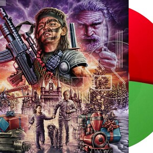 Deadly Games: Dial Code Santa Claus Original Motion Picture Soundtrack (Green / Red Split Vinyl) LP Record - Jean-Felix Lalanne