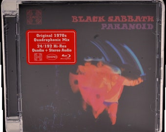 Black Sabbath - Paranoid (Quadio) Blu-ray Audio 4.0 Quadraphonic + Stereo Hi-Rez - Audio Only Music Disc