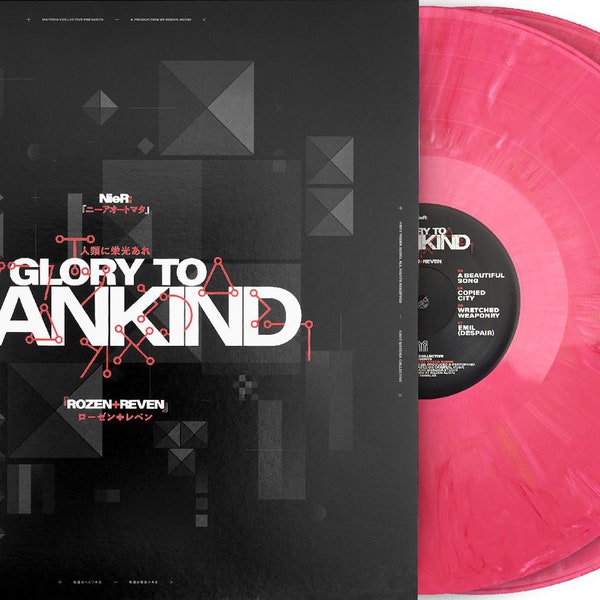 NieR: Glory to Mankind - ROZEN + REVEN (Ending [K] Variant PiNK Vinyl - 2x LP Record)