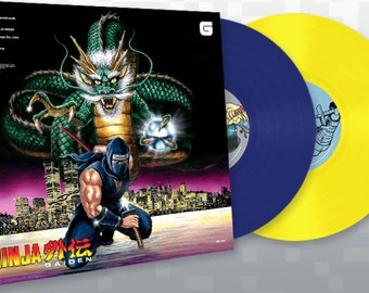 Ninja Gaiden The Definitive Soundtrack Vol. 2 Blue & Yellow Colored Vinyl LP Record
