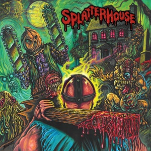 Splatterhouse: Original Video Game Soundtrack Exclusive Cloudy Clear Vinyl LP Record - Yoshinori Kawamoto and Katsuro Tajima