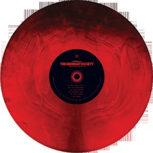 The Rentals Present The Midnight Society Soundtrack - 1,000 Made - Red & Black Galaxy Colored Vinyl LP Record - Matt Sharp and Nick Zinner