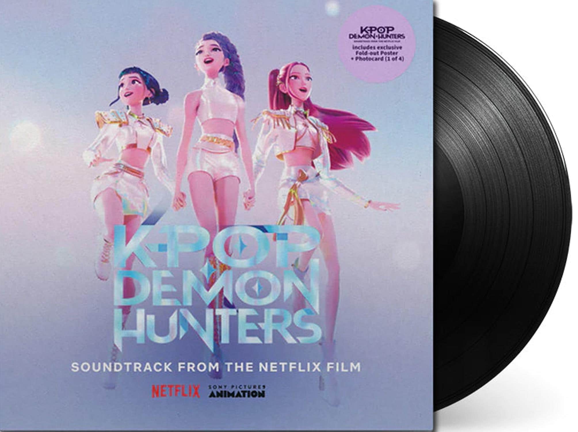 Demon Hunters アナログ盤 K-pop Demon Hunters Original Soundtrack Black Vinyl LP Record