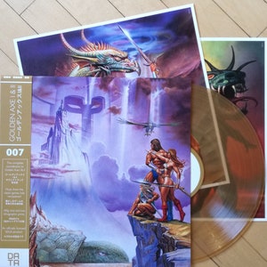Golden Axe I & II SEGA Game Soundtrack (Data Disc 007 Transluscent Gold Vinyl) LP Record