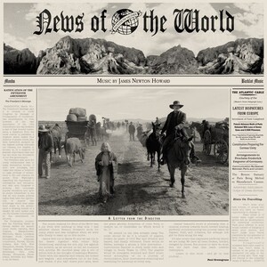 News Of The World Original Motion Picture Soundtrack (Black Vinyl) LP Record - James Newton Howard