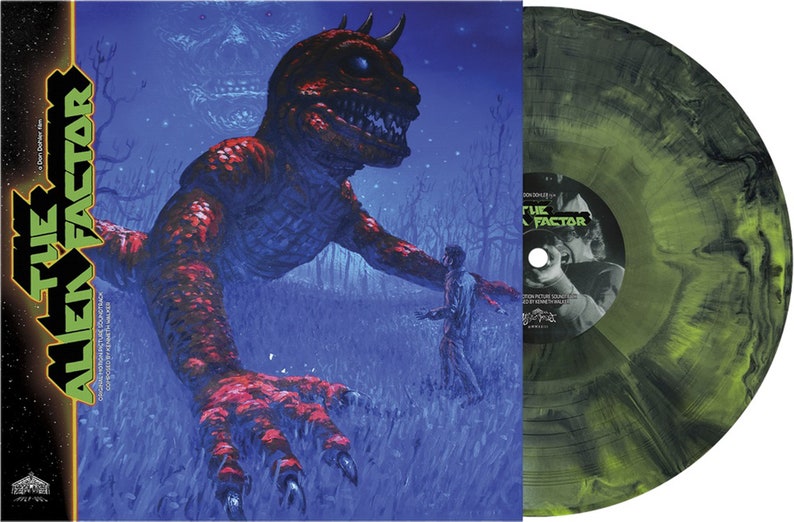 The Alien Factor (1978) Motion Picture Soundtrack Green Marble Vinyl LP ...