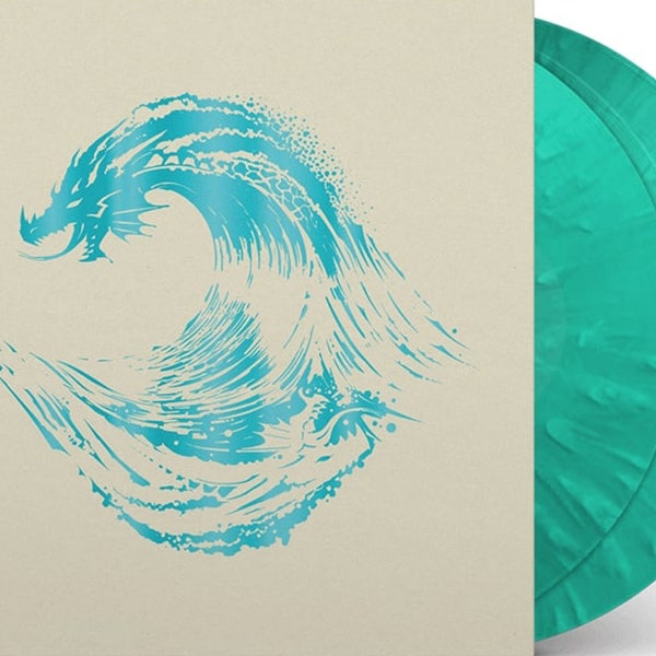 Guild Wars 2: End of Dragons Soundtrack Teal Splatter Vinyl 2xLP Record