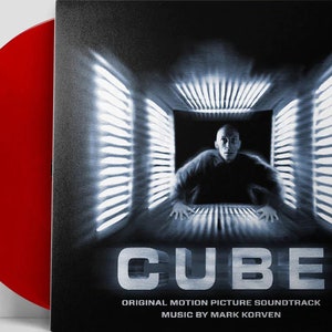 Cube Original Motion Picture Soundtrack - 400 Made Red Colored Vinyl LP Record - Mark Korven