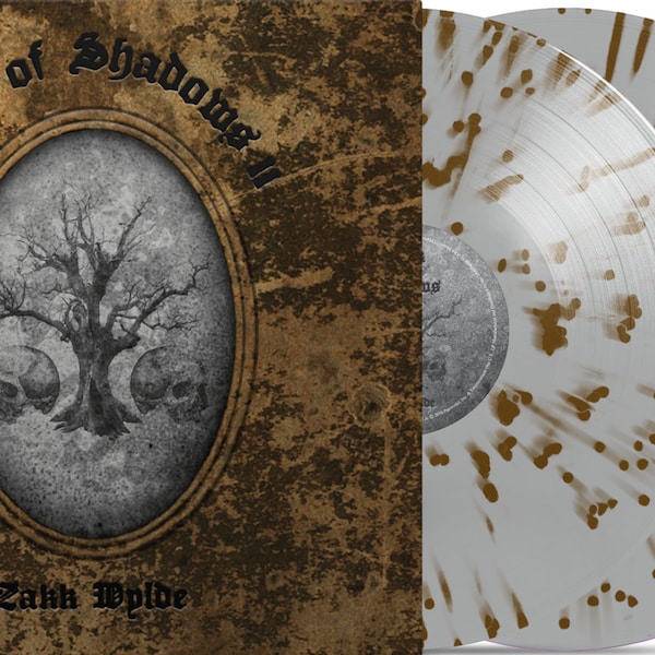 Zakk Wylde - Book Of Shadows II - Silver and Brown Splatter Vinyl Variant LP Record