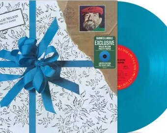 Willie Nelson - Pretty Paper - Exclusive Sky Blue Vinyl LP Record