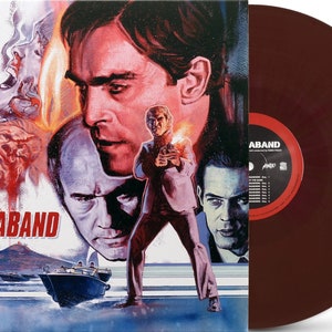 Contraband Original Motion Picture Score Brown with Red Colored Vinyl LP Record - Fabio Frizzi