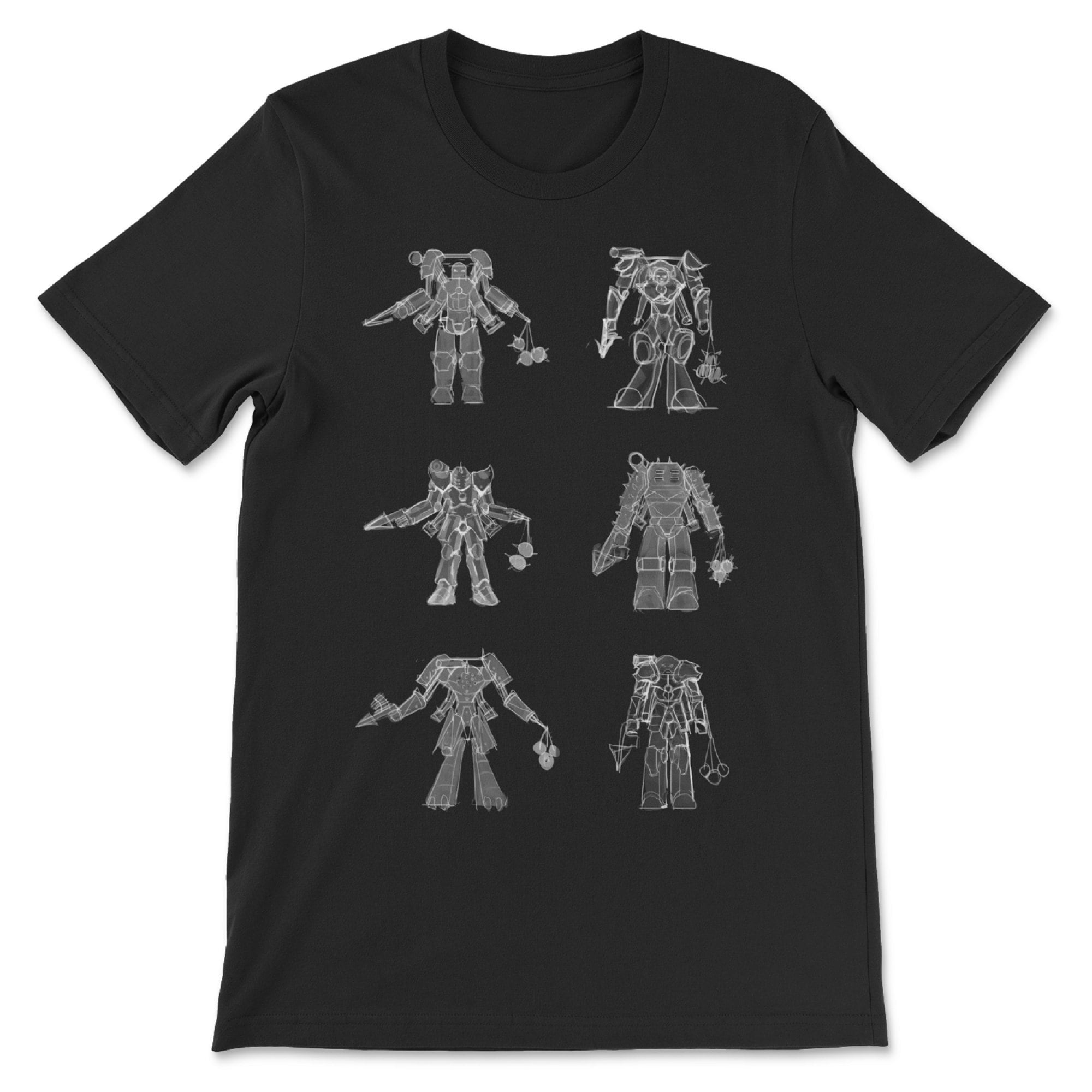 Prototype Iron Man Blueprint Mechanical Suit Outlines For Superhero Superhuman Mech Suit Exoskeleton