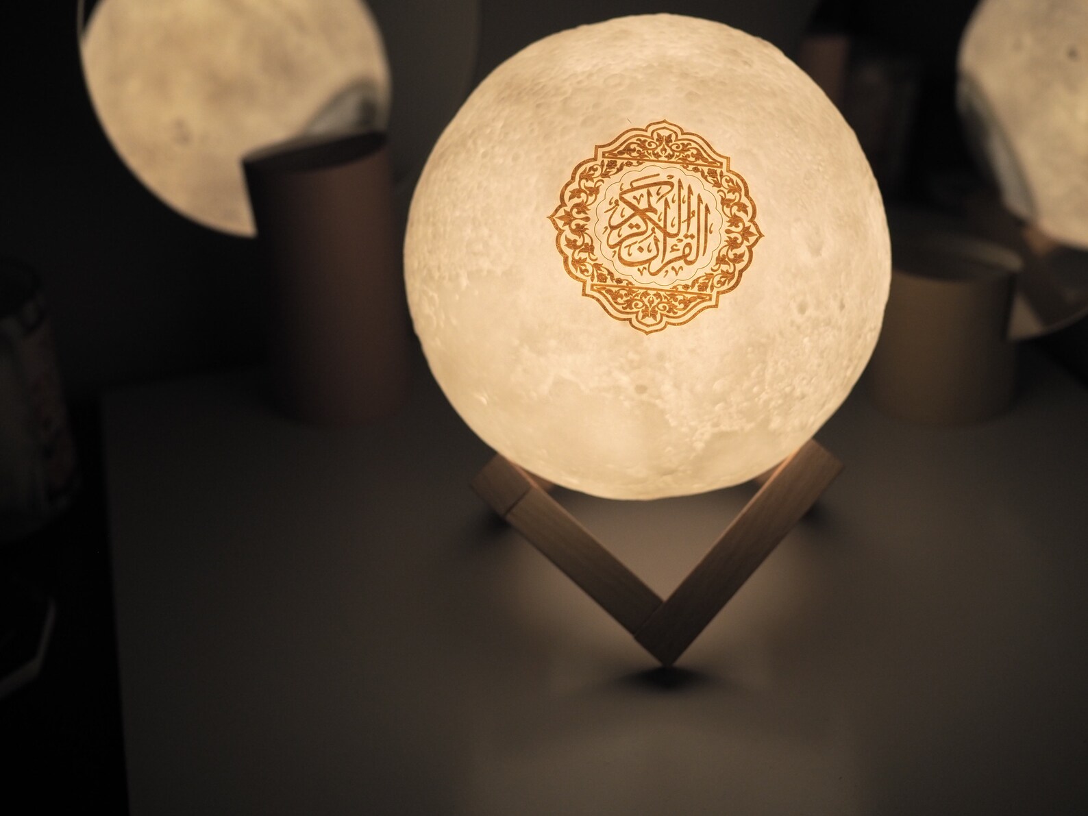 Quran Moon Lamp UK Original Islamic Gift 7 Colour Bluetooth Etsy UK