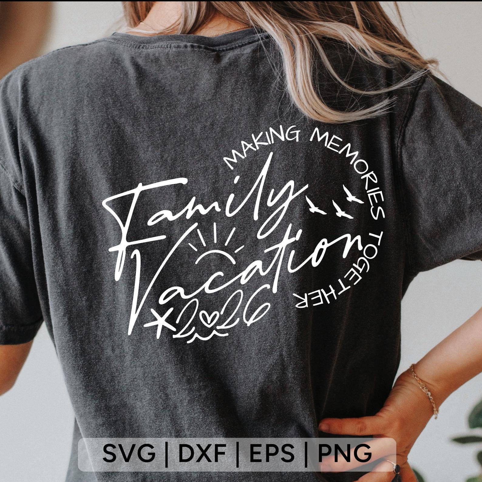 Family Vacation 2026 SVG: Beach Trip Shirt Design (digital Download) - Etsy