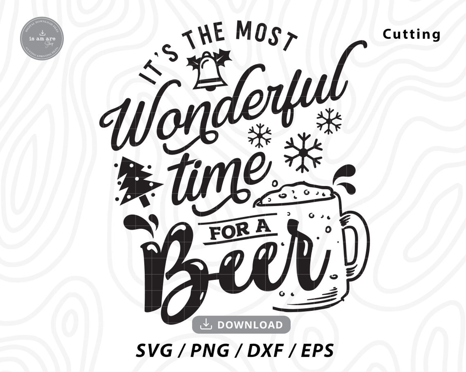 It’s the Most Wonderful Time for A Beer Svg christmas - Etsy