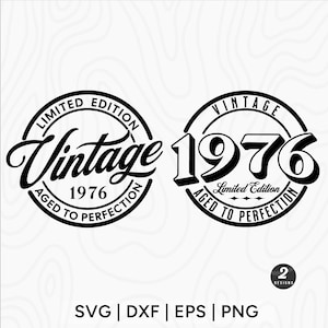 1976 Geburtstag SVG: Limited Edition 50.Geburtstag Design (Digitaler Download)