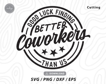 Good Luck Finding Better Coworkers Gift Bag Set - Farewell Party Decorations