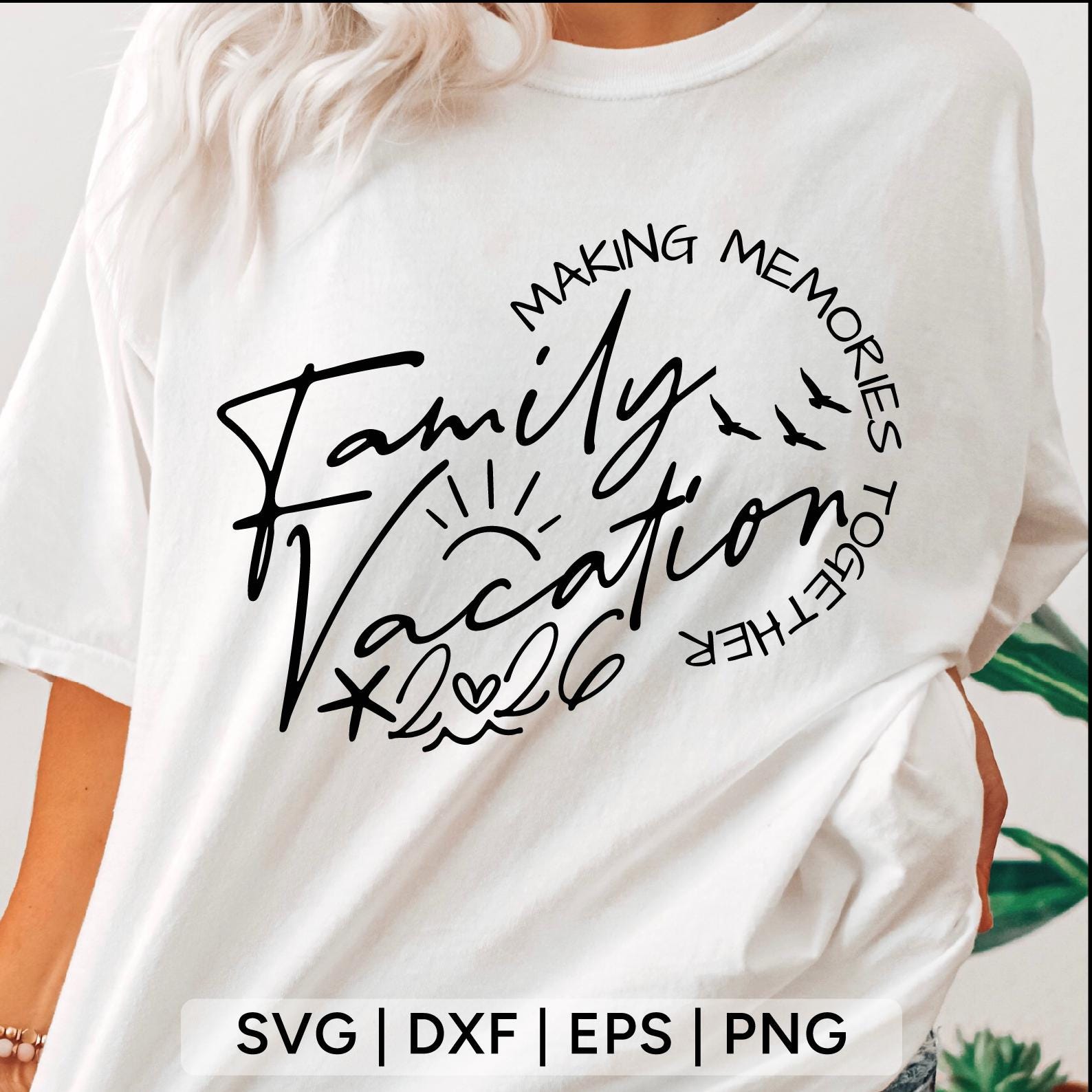 Family Vacation 2026 SVG: Beach Trip Shirt Design (digital Download) - Etsy