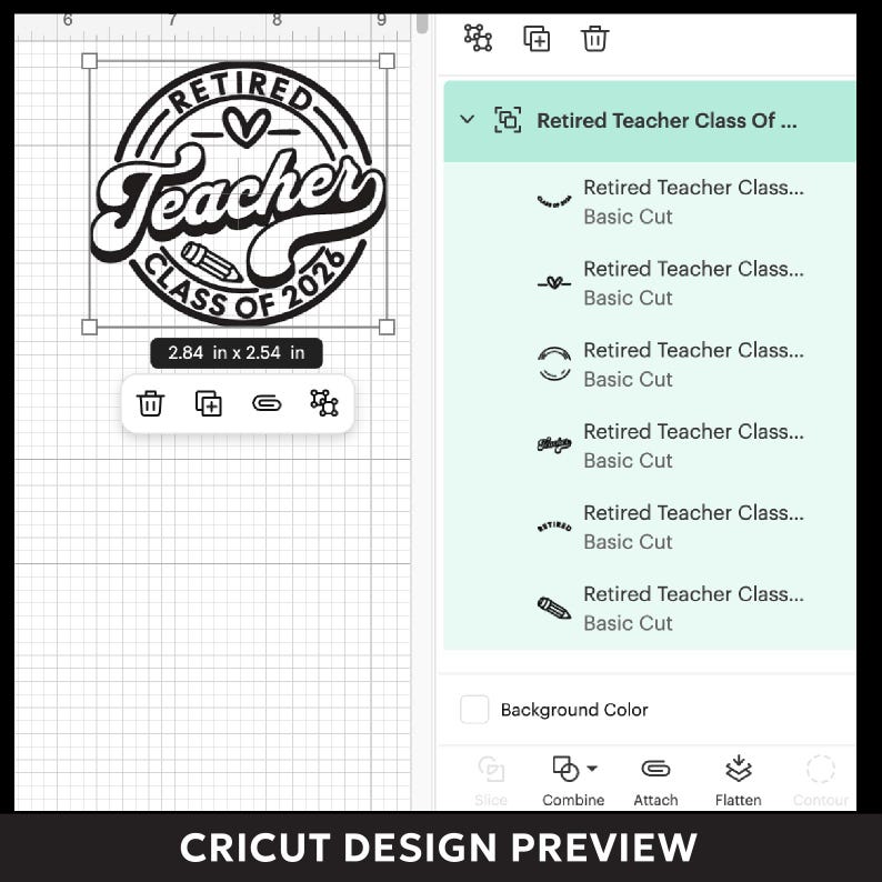 Retired Teacher SVG: Class of 2026, Retirement Shirt Design (Digital Download) image 7