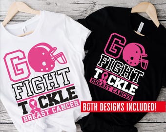 Fight Cancer Football SVG: Pink Ribbon Design (Digital Download)