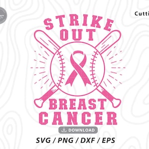 Breast Cancer Ribbon in Baseball Laces, Digital Download, Eps, Pdf, Svg,  Jpg, Png, Vector, Screen Printing 