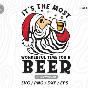 It's The Most Wonderful Time For A Beer Svg ,christmas svg,beer mug svg,merry christmas svg,christmas shirt svg,svg files for cricut