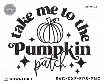 Pumpkin Patch SVG: Fall Vibes Shirt Design (Digital Download)