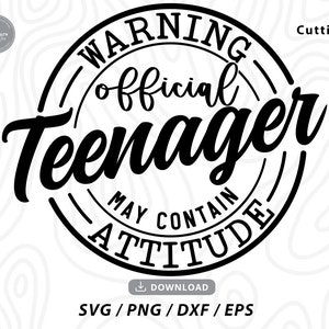Official Teenager SVG: 13th Birthday Squad Design (Digital Download)