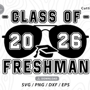Freshman 2026 SVG: School Shirt Design (Digital Download)