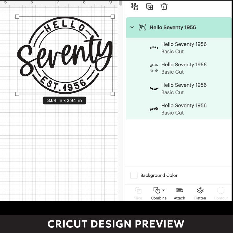 Hello Seventy SVG: 70th Birthday Shirt Design (Digital Download) image 7