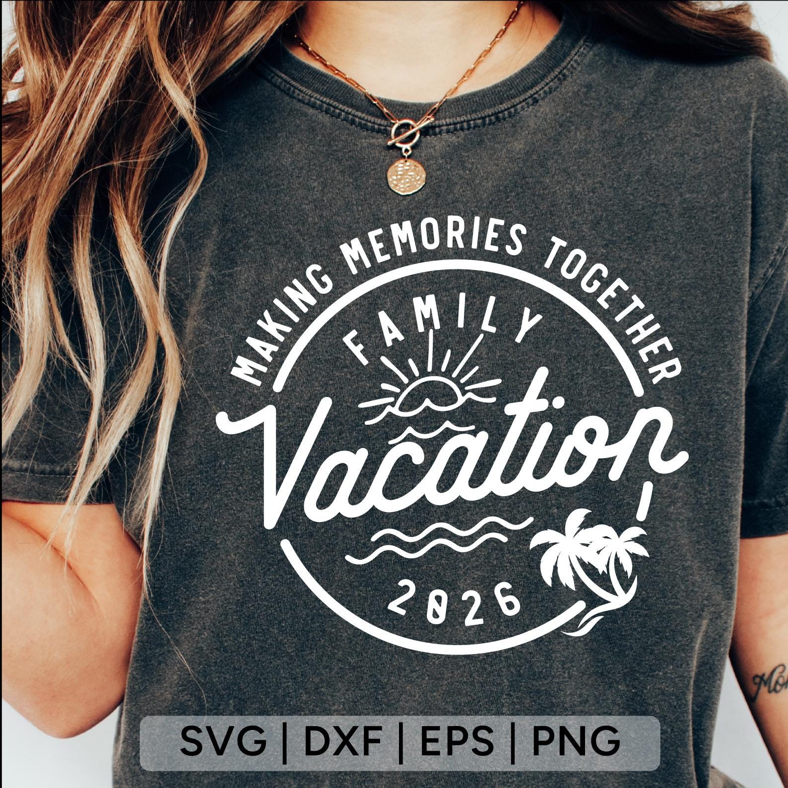 Family Vacation 2026 SVG: Beach Trip Shirt Design (digital Download) - Etsy