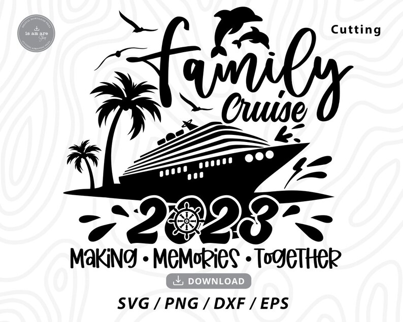 Family Cruise 2023 Svg Family Cruise Svg bateau de croisière Etsy France