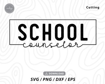 School Counselor SVG, School Psychologist PNG (Digital Download)