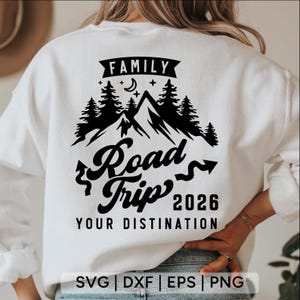 Custom Family Road Trip 2026 SVG: Vacation Shirts (Digital Download) image 7
