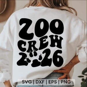 Zoo Crew 2026 SVG: Safari Animals, Teacher Shirt, Field Trip (Digital Files)