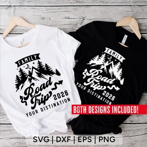 Custom Family Road Trip 2026 SVG: Vacation Shirts (Digital Download) image 2