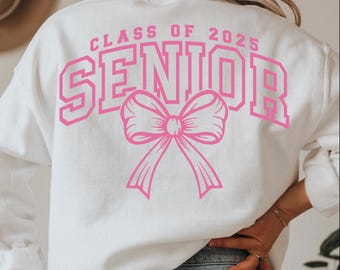 Coquette Senior Class Of 2025 svg,Ping Bow SVG,Senior 2025 SVG,Graduation 2025 SVG,high school 2025 svg,Svg files for cricut