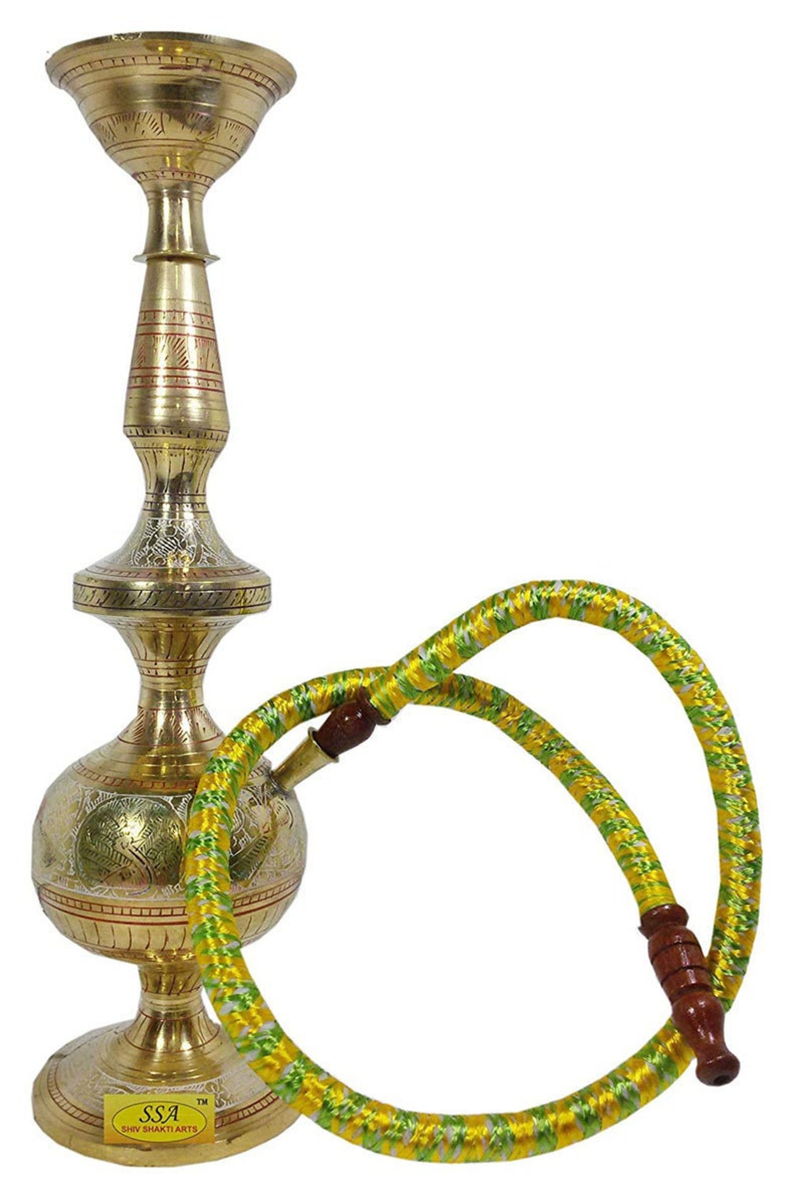 Indian Brass Vintage Hookah Etsy