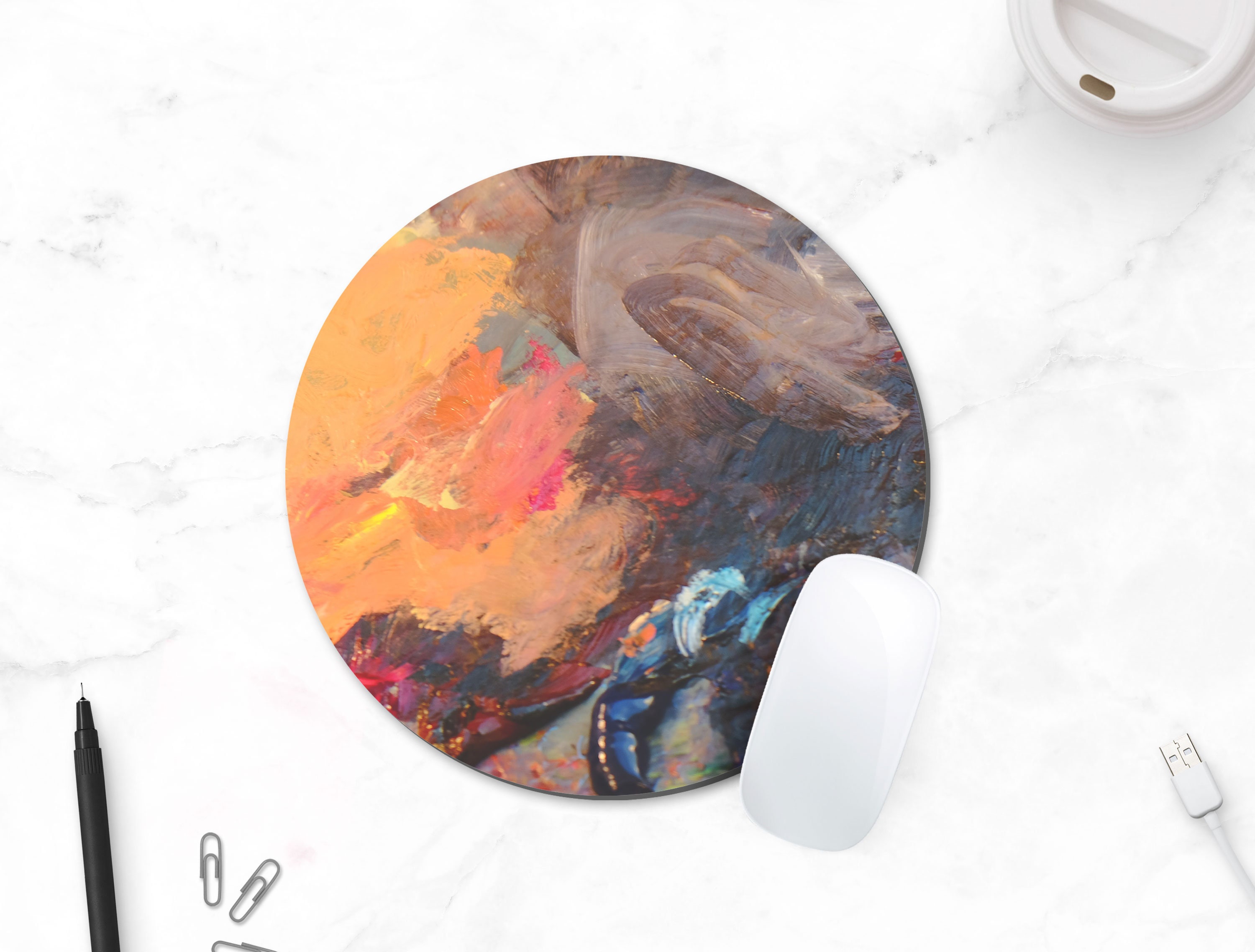 Art Abstract Mousepad Computer Mouse Pad Gift For Her Gift For Etsy